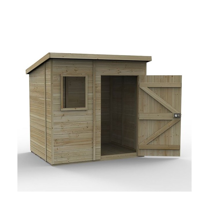 Timberdale 7 x 5 Pent Shed - Installed