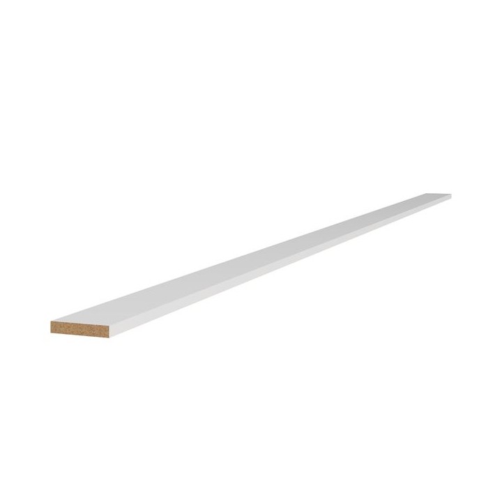 Flatpack Capping Rail Value Slab Standard Matt White