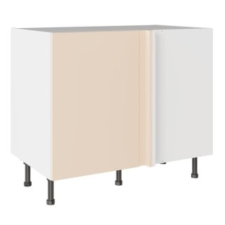 Flatpack 1000 Drawerline Base Cabinet Slab Super Gloss Cashmere