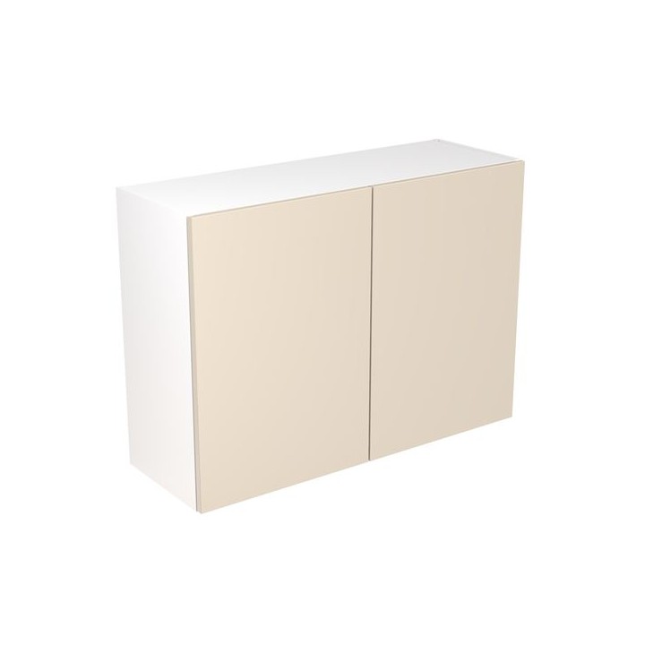 Flatpack 1000 Wall Kitchen Cabinet Slab Super Gloss Cashmere