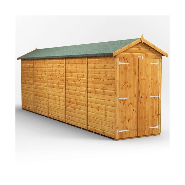 20 x 4 Power Windowless Apex Double Door