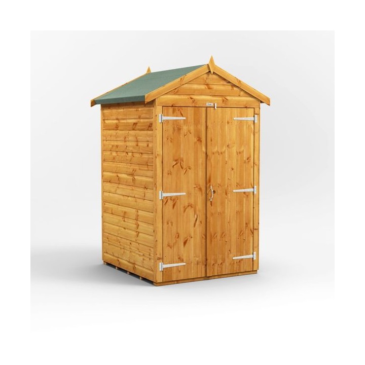 4 x 4 Power Windowless Apex Double Door