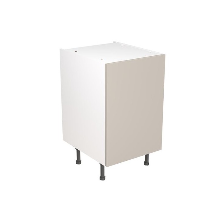 Flatpack 500 Base Kitchen Cabinet Slab Super Gloss Light Grey