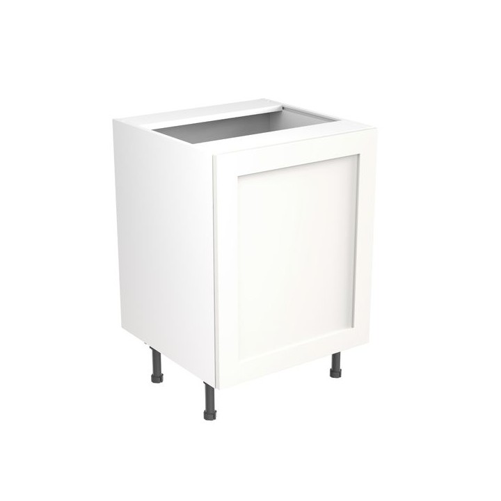 Flatpack Sink Base Unit Shaker Ultra Matt White 600mm - FKKH0535