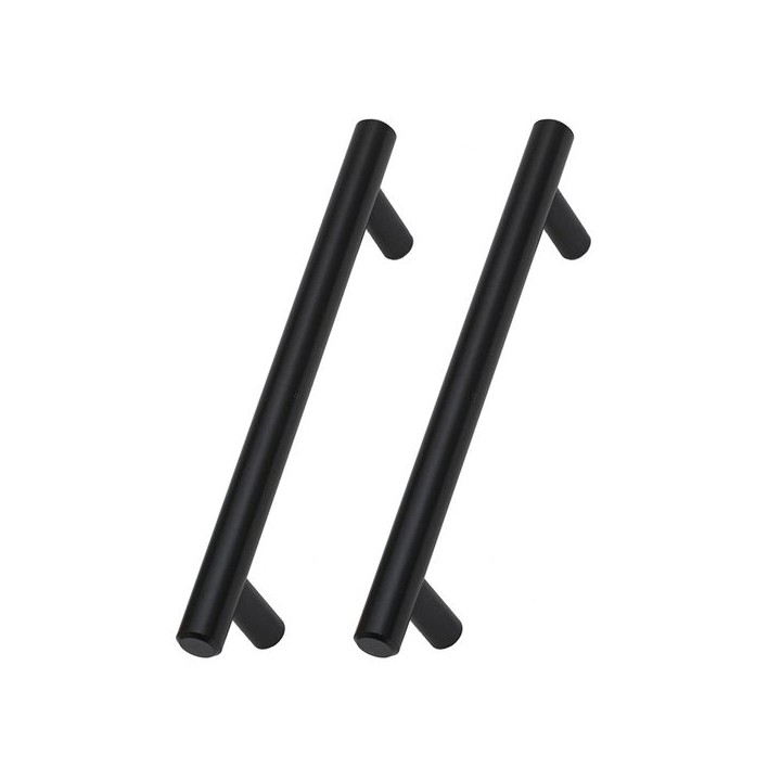 Kitchen Kit Only T Bar Handle Matt Black Pack of 2 - KKHAND20
