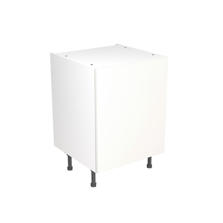 Flatpack 600 Base Kitchen Cabinet Slab Super Gloss White