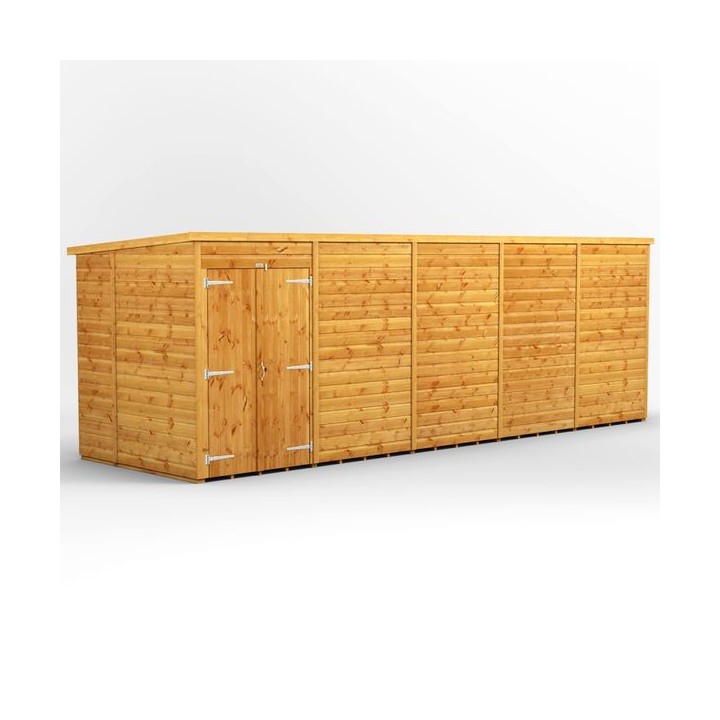 20 x 6 Power Windowless Pent Double Door