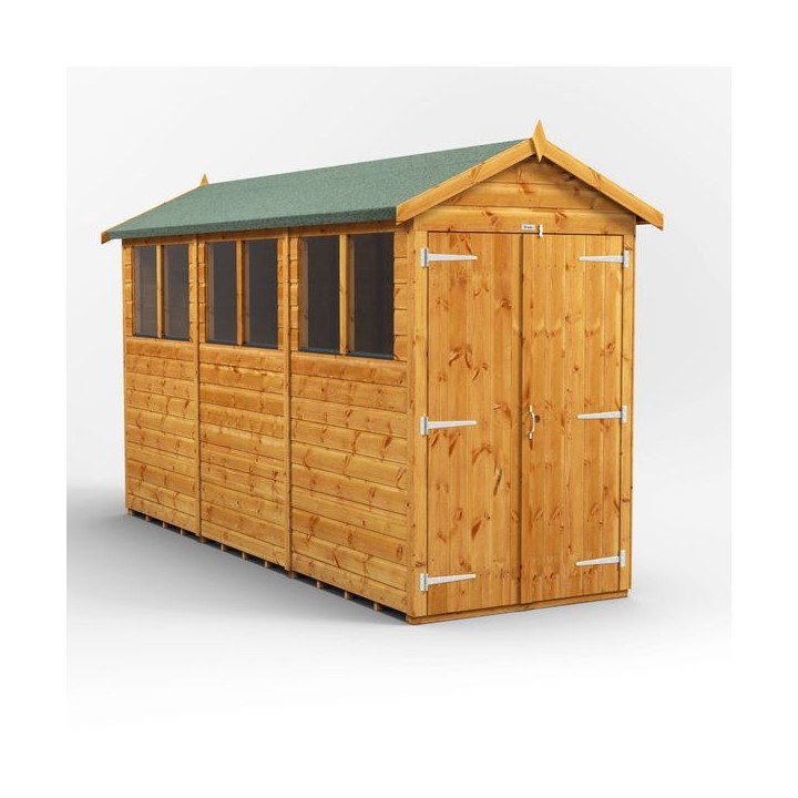 12 x 4 Power Apex Double Door