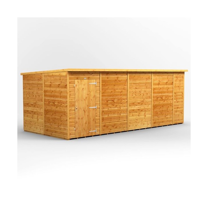 18 x 8 Power Pent Windowless Garden Shed