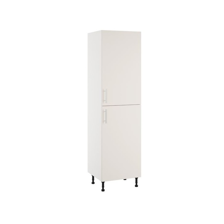 Essence Cashmere Grey 600mm 50-50 Fridge Freezer Tower Type F