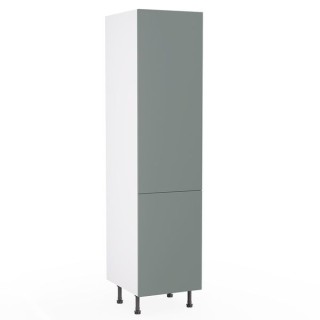 Flatpack 500 Larder Cabinet J-Pull Ultra Matt Sage Green