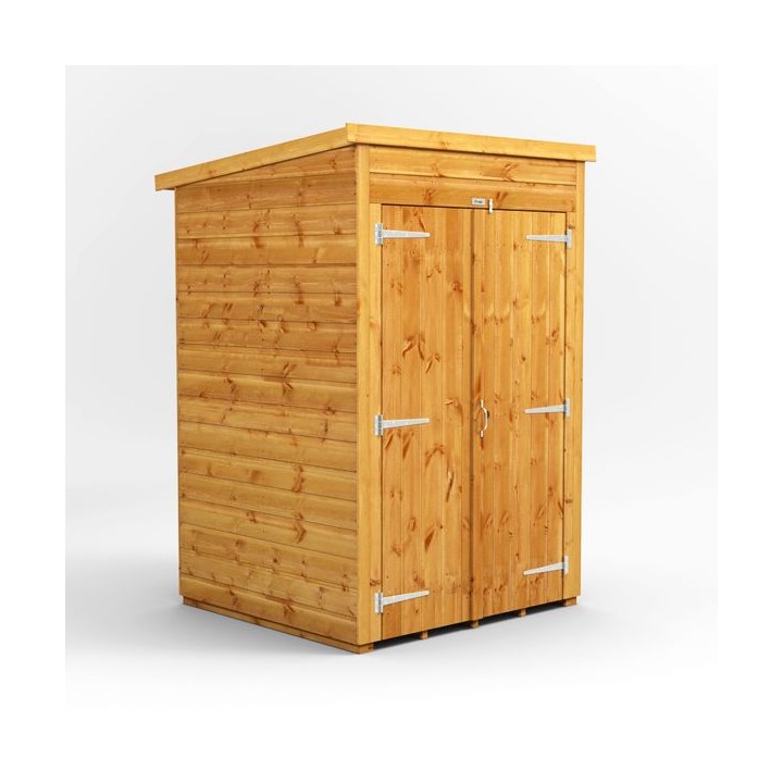 4 x 4 Power Windowless Pent Double Door