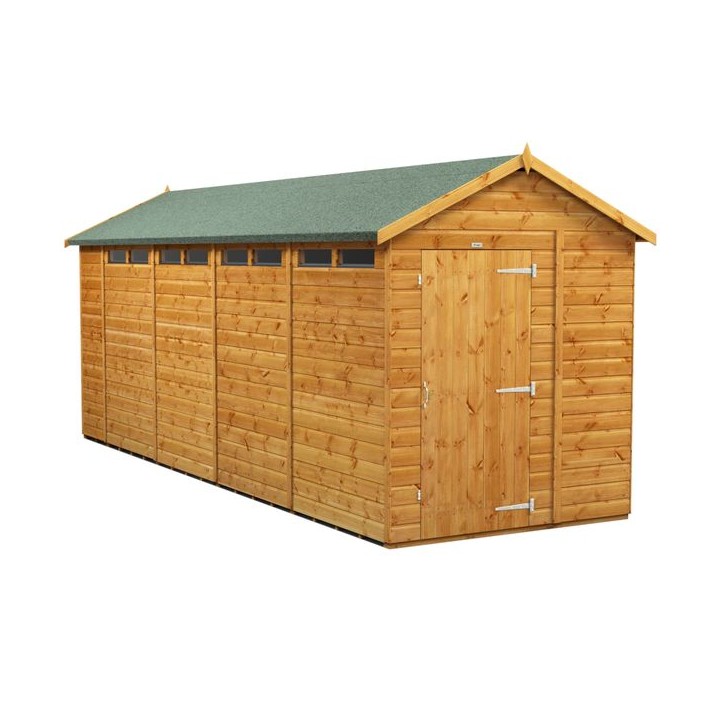 18 x 6 Power Apex Security Shed