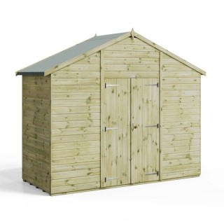 4x10 Premium Powersheds Apex No Windows Double Doors