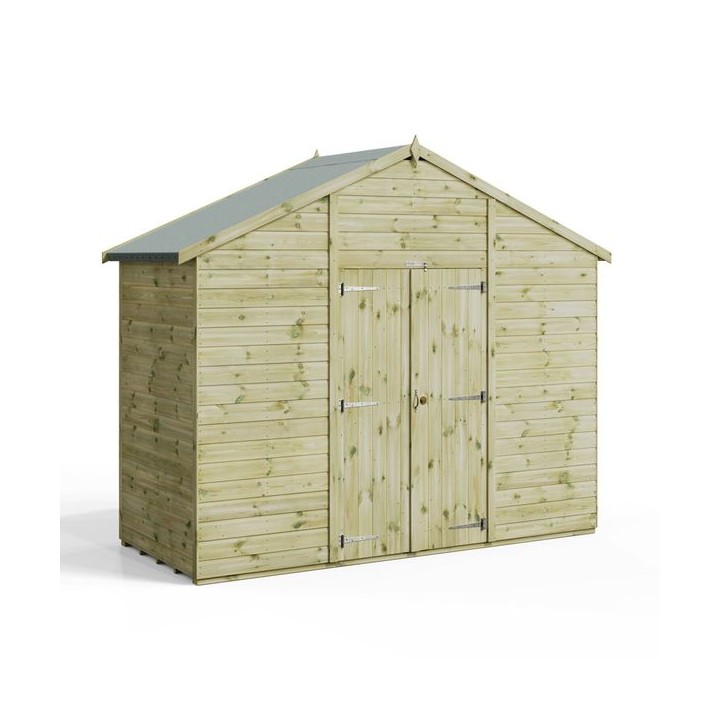 4x10 Premium Powersheds Apex No Windows Double Doors
