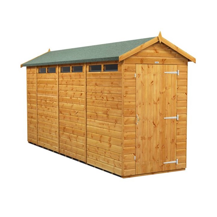 14 x 4 Power Apex Security Shed