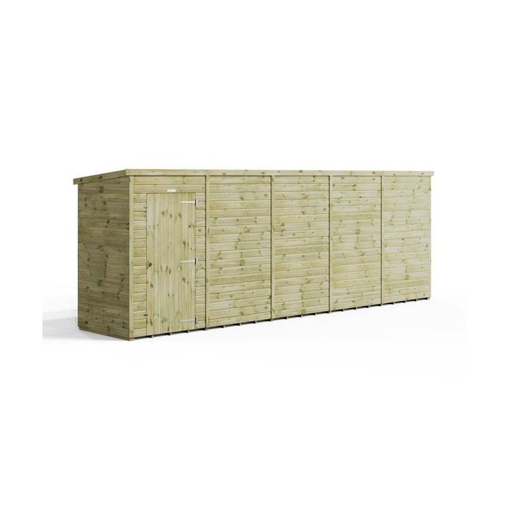 20x4 Premium Powersheds Pent No Windows