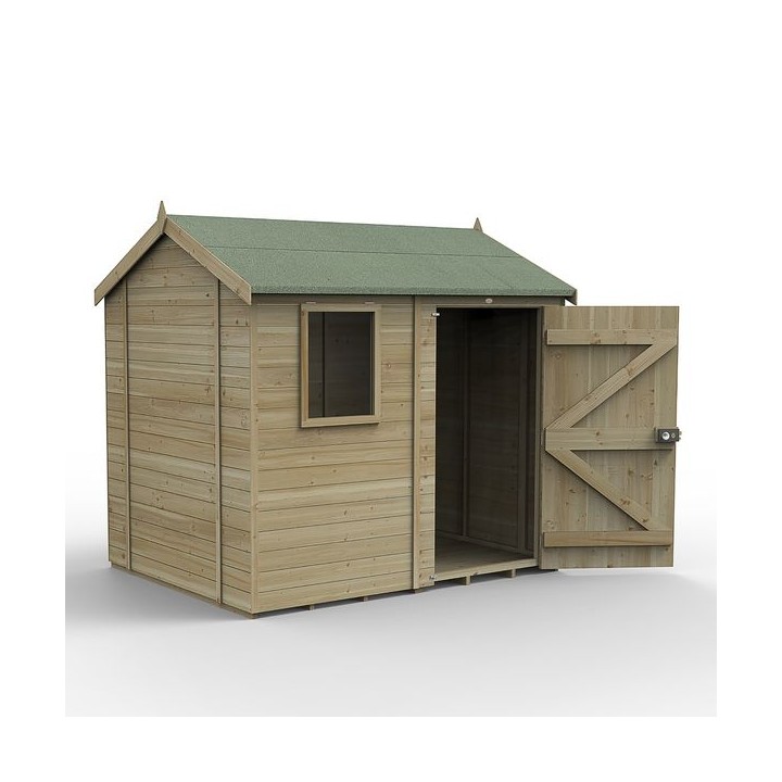 Timberdale 8 x 6 Reverse Apex Shed -