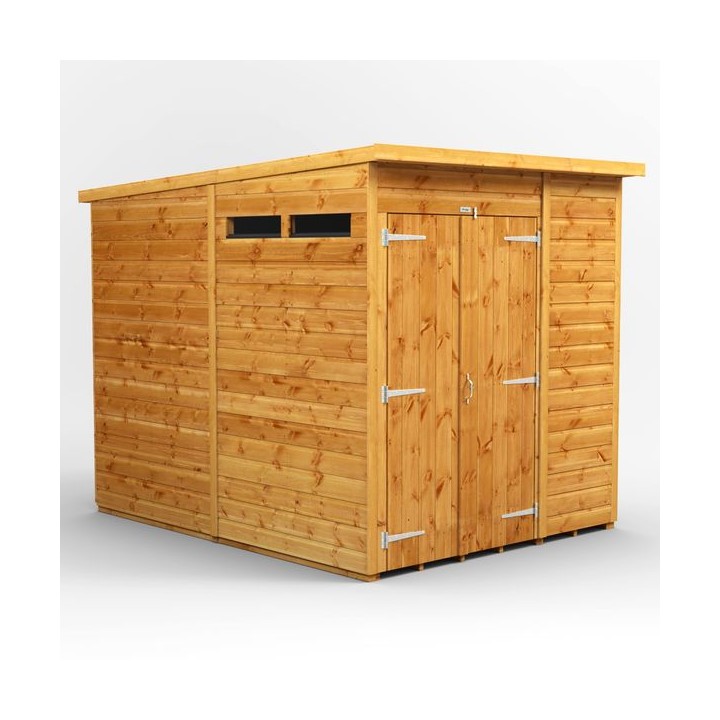 6 x 8 Power Pent Double Door Security Shed