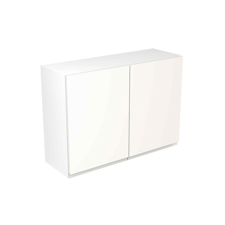 Flatpack Wall Unit J-pull Super Gloss White 1000mm - FKKJ0015