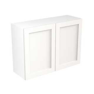 Flatpack Wall Unit Shaker Ultra Matt White 1000mm - FKKH0515