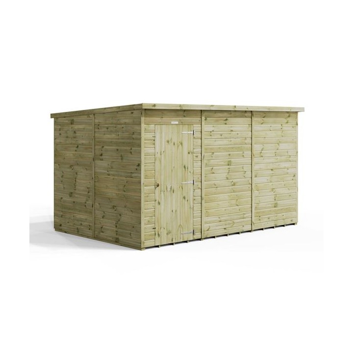 12x8 Premium Powersheds Windowless Pent