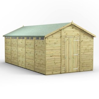 20x10 Premium Powersheds Security Apex