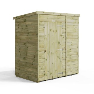 6x4 Premium Powersheds Pent No Windows