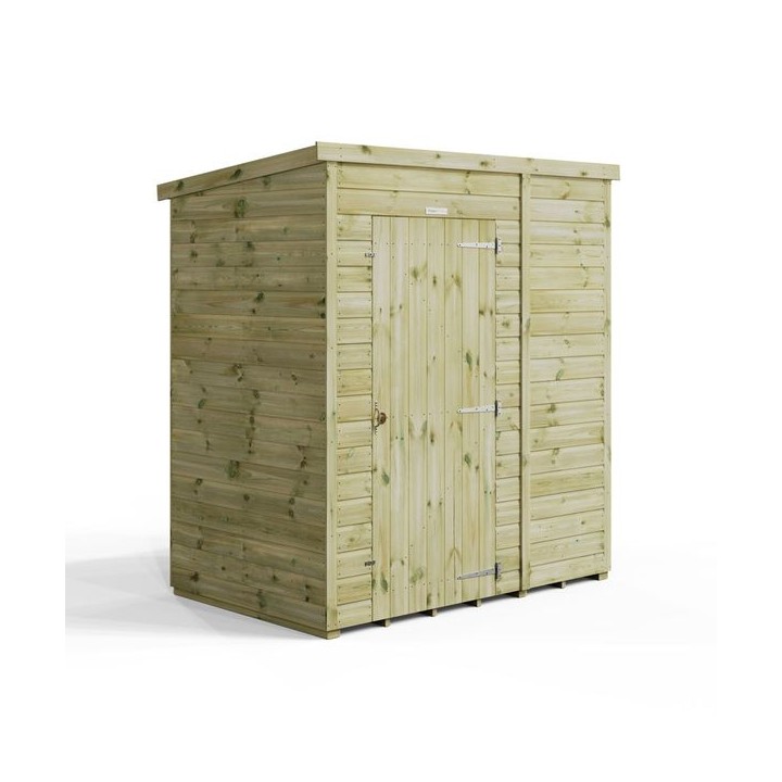6x4 Premium Powersheds Pent No Windows