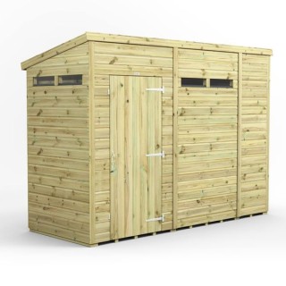 10x4 Premium Powersheds Security Pent