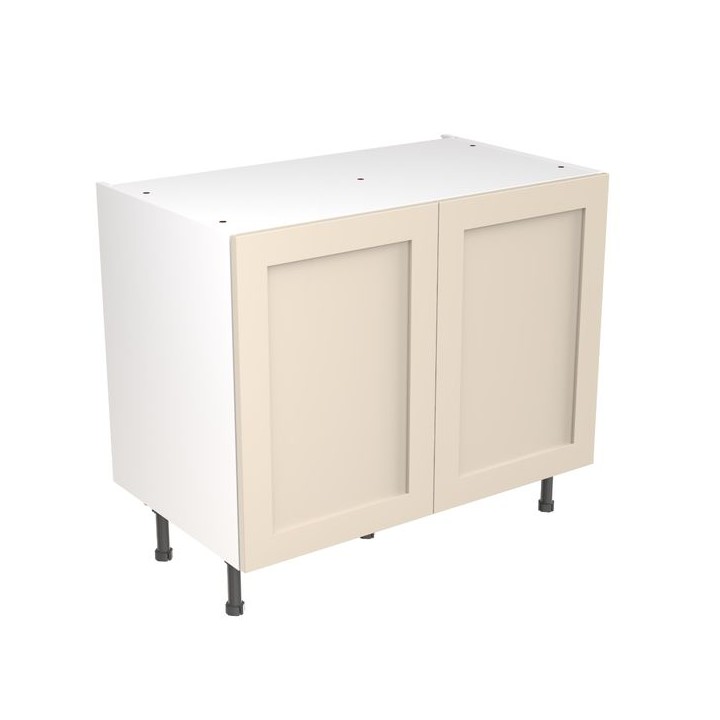 Flatpack Base Unit Shaker Ultra Matt Cashmere 1000mm - FKKH0608