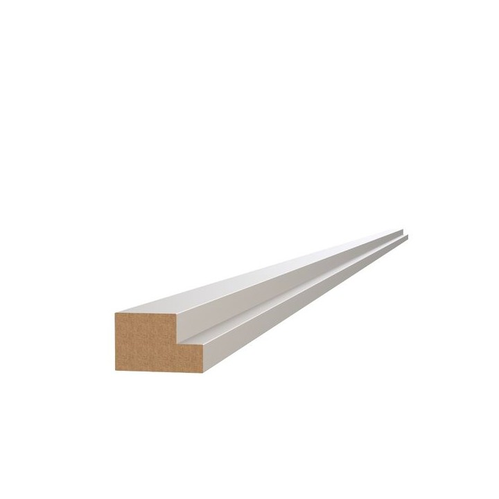 Modern Cornice or Pelmet for J-Pull Ultra Matt Light Grey 2745mm - FKKJ0724