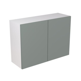 Flatpack 1000 Wall Kitchen Cabinet Slab Supermatt Agave Green
