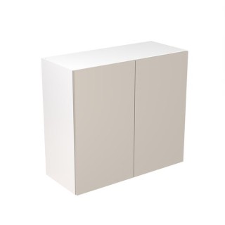 Flatpack 800 Wall Kitchen Cabinet Slab Supermatt Light Grey