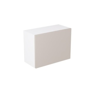 Flatpack 600 Single Extractor Wall Kitchen Cabinet Slab Supermatt Light Grey