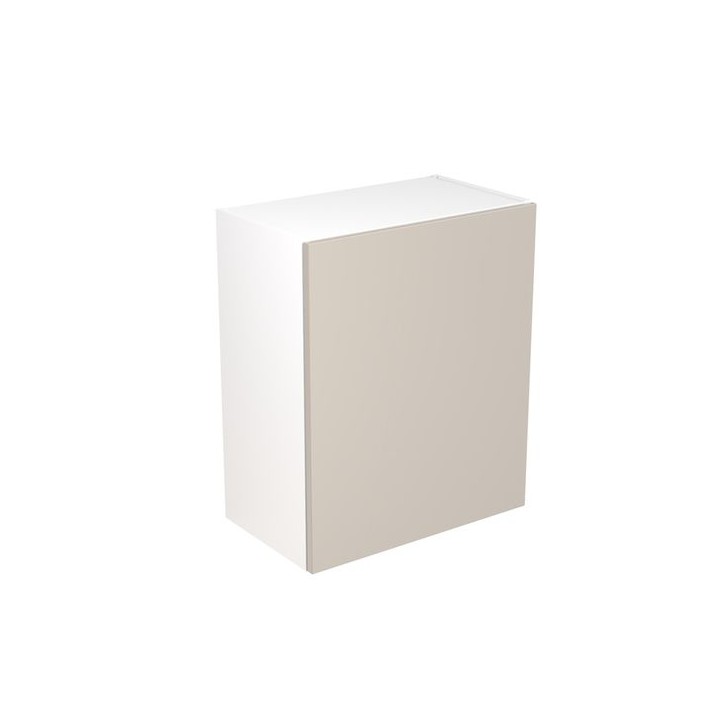 Flatpack 600 Wall Kitchen Cabinet Value Slab Standard Matt Light Grey