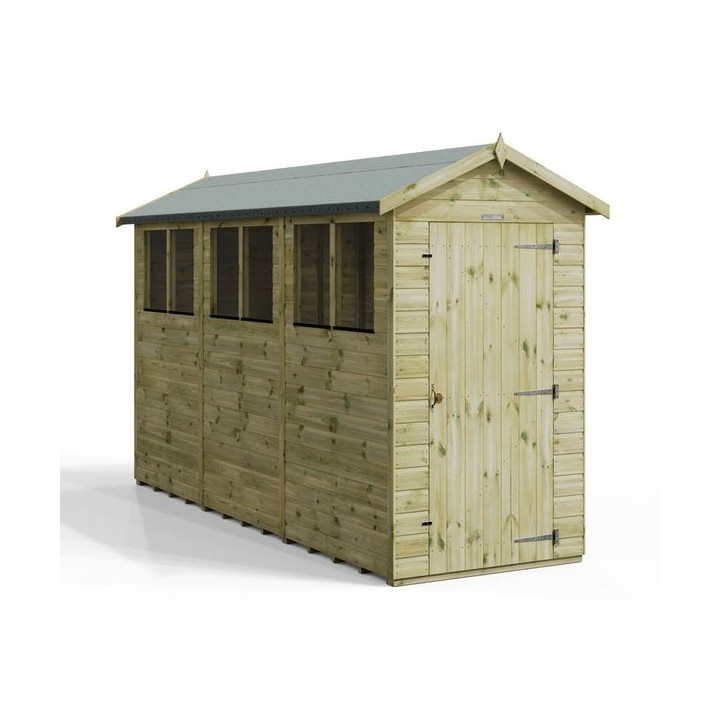 12x4 Premium Powersheds Apex
