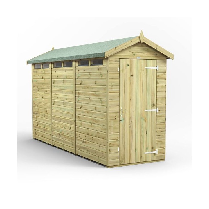 12x4 Premium Powersheds Security Apex