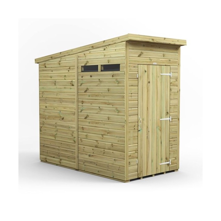 4x8 Premium Powersheds Security Pent