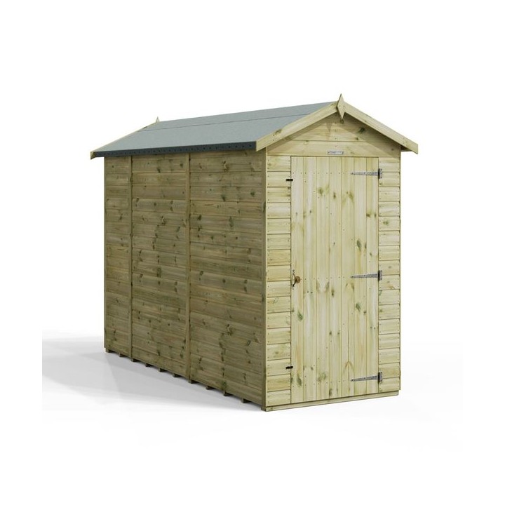 10x4 Premium Powersheds Apex No Windows
