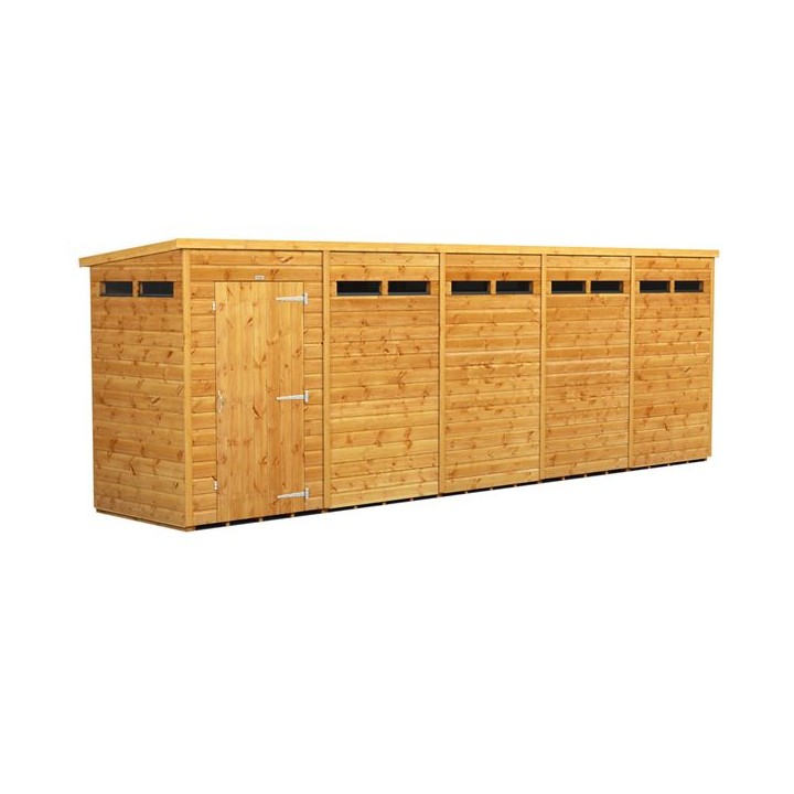 20 x 4 Power Pent Security Shed
