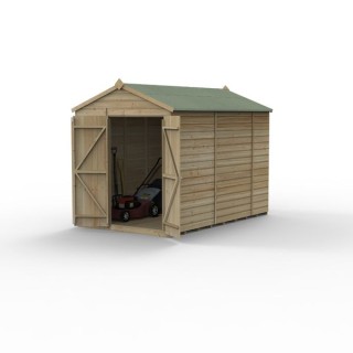 Beckwood 6x10 Apex Shed No Windows DoubleDoor Installed