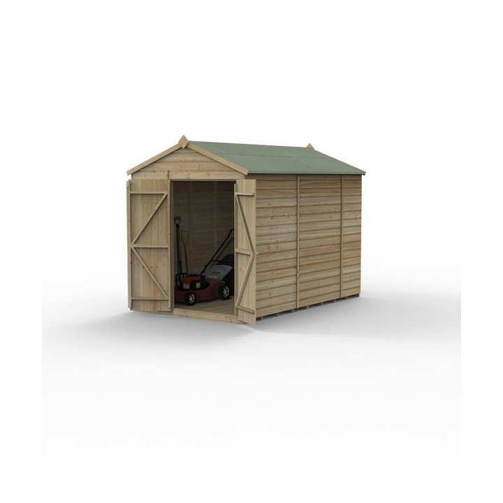 Beckwood 6x10 Apex Shed No Windows DoubleDoor Installed