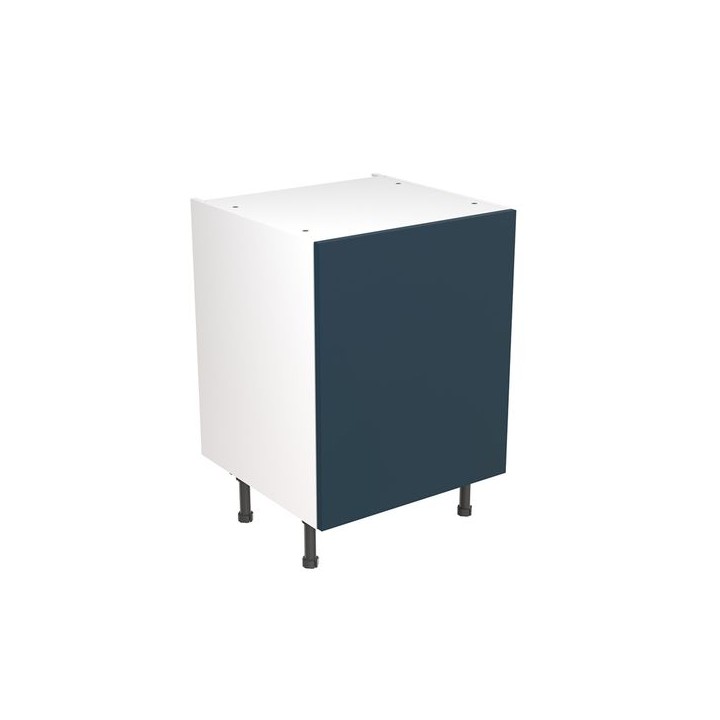 Flatpack 600 Base Kitchen Cabinet Slab Supermatt Blue