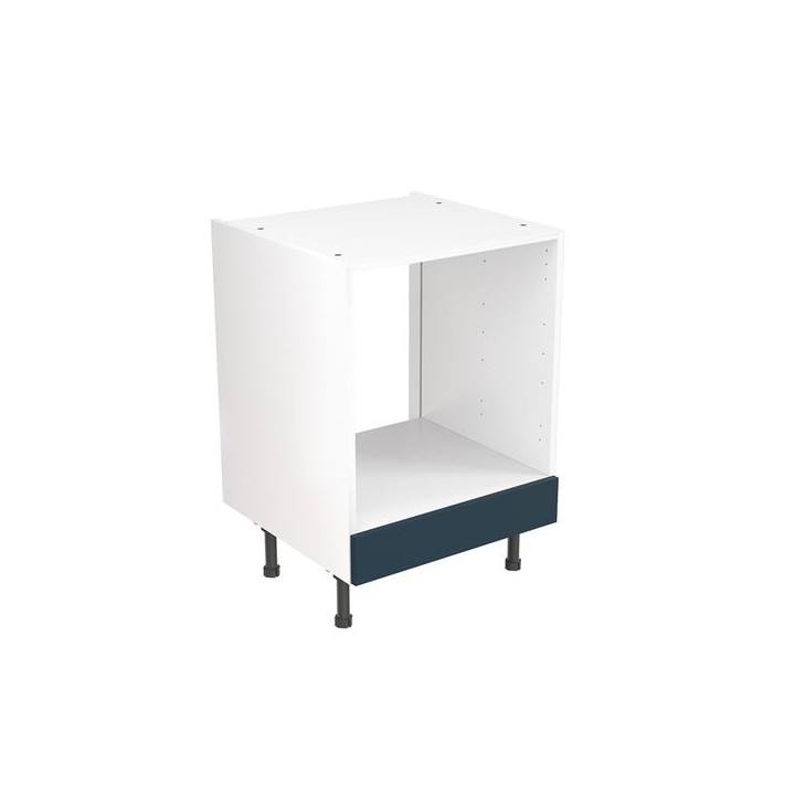 Flatpack 600 Oven Base Kitchen Cabinet Slab Supermatt Blue