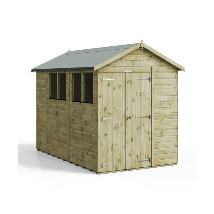10x6 Premium Powersheds Apex Double Doors