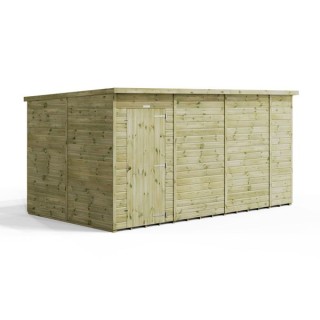 14x8 Premium Powersheds Windowless Pent