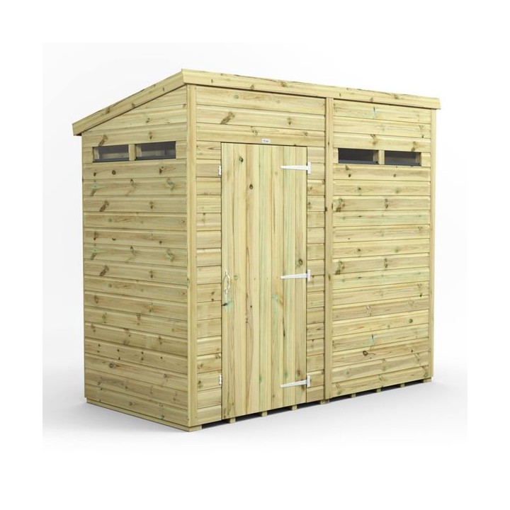 8x4 Premium Powersheds Security Pent