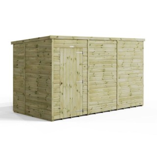 12x6 Premium Powersheds Pent No Windows