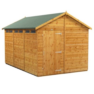 12 x 8 Power Apex Security Shed